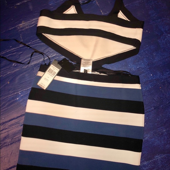 NWT BCBG Maxazaria Cutout bandeau Dress SzL - Picture 2 of 3